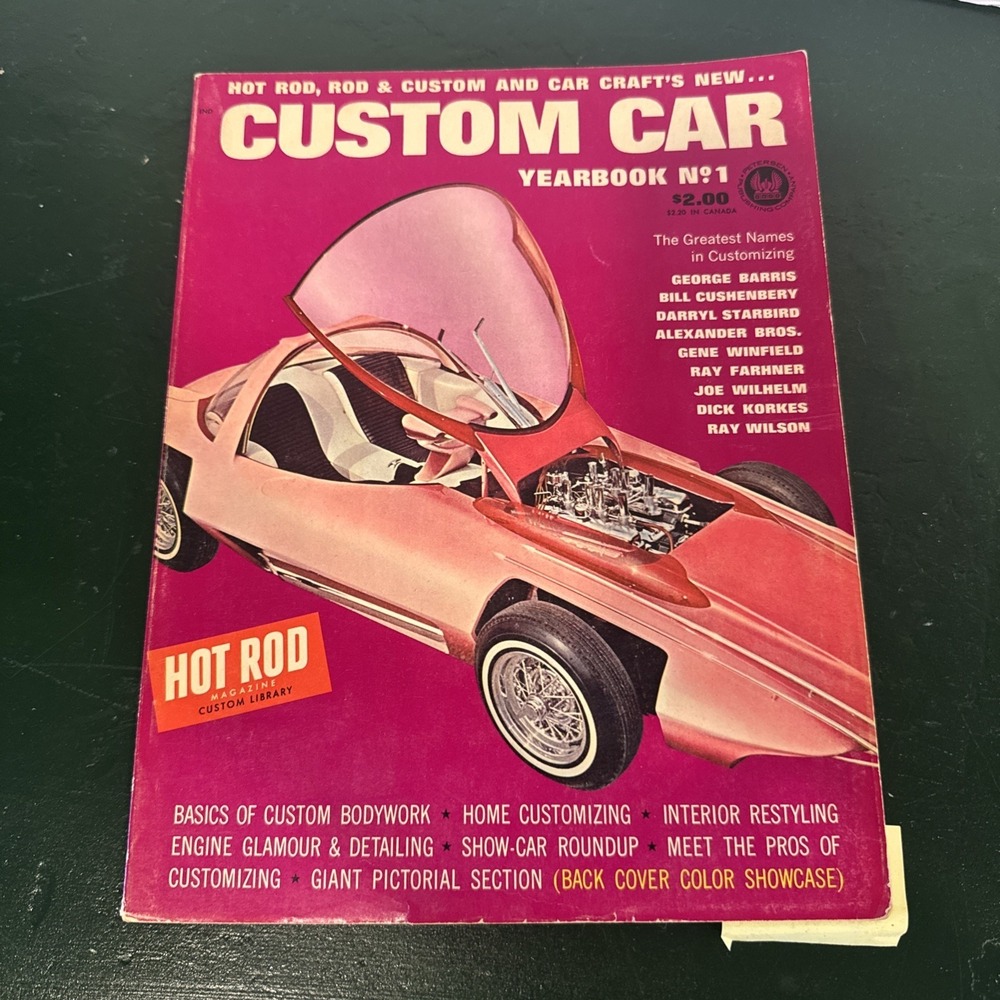 Vintage 1963 Hot Rod Magazine Custom Library Custom‎ Car Yearbook No.1